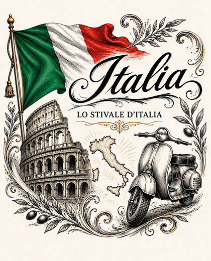 Italia Lo Stivale d’Italia